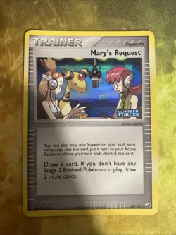 Mary's Request 86/115 Unseen Forces Stamped Reverse Holo Pokemon *NICE* - Image 1