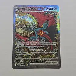 2025 POKEMON PRE SPECIAL ILLUSTRATION RARE #162 ROARING MOON EX - Image 1