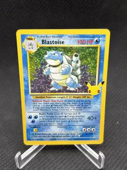 Pokemon TCG Celebrations: Classic Collection Blastoise Holo 2/102 - Image 1