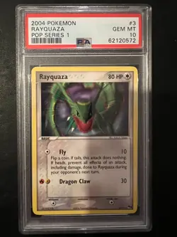 Pokemon Rayquaza - Pop Series 1 - 3/17 - PSA 10 - Image 1