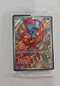 SEALED Riolu Pokemon Center Edition 010 Mega Evolution ETB Promo - Pokemon TCG - Image 1