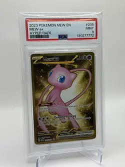 Pokemon Mew ex 205/165 Scarlet & Violet 151 Holo Hyper Rare PSA 9 - Image 2