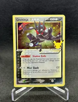 Pokemon TCG Greninja Star SWSH144 Celebrations Promo SQUARE CUT ERROR - Image 1