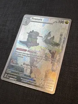 Pokemon TCG Fraxure 077/064 Shrouded Fable Illustration NM Condition - Image 2