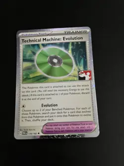Pokemon TCG Technical Machine: Evolution 178/182 Play Prize Stamp Cosmos Holo - Image 1