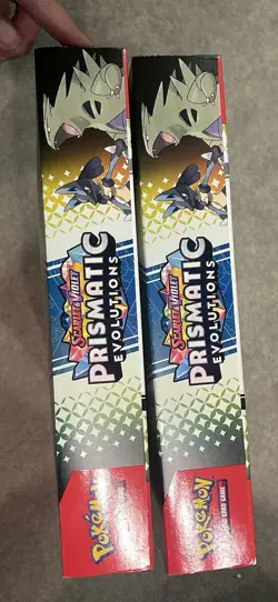 Pokemon TCG Prismatic Evolutions Lucario ex & Tyranitar ex Premium Collection x2 - Image 3