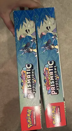 Pokemon TCG Prismatic Evolutions Lucario ex & Tyranitar ex Premium Collection x2 - Image 5