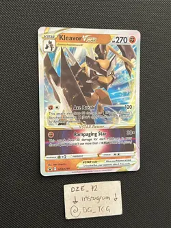 Pokemon - Kleavor VSTAR - SWSH249 - Ultra Rare - SWSH Black Star Promo - M/NM - Image 3