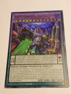 Yu-Gi-Oh! D/D/D/D Dimensional King Arc Crisis / DOOD-EN035 1st Edition NM - Image 2