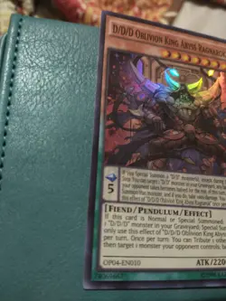 D/D/D Oblivion King Abyss Ragnarok OP04-EN010 Super Rare Unlimited LP Free Ship - Image 4