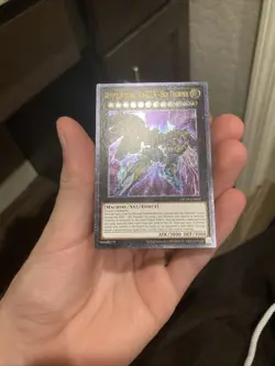 Yu-Gi-Oh Divine Arsenal AA-ZEUS Sky Thunder OP18-EN002 Ultimate Rare Near Mint - Image 1