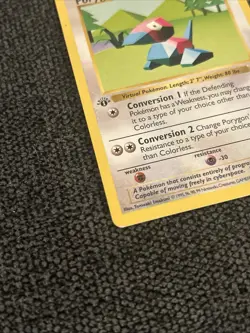 Porygon 39/102 Base Set Shadowless 1st Edition 1999 Pokemon Card - Image 2