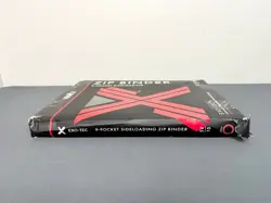 VaultX Premium Exo-Tec Zip Binder - 9 Pocket Holds 360 Trading Card - BLACK - Image 5