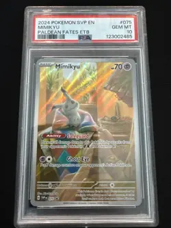 Mimikyu 075, Pokemon Scarlet & Violet Promo Card, PSA 10 - Image 1