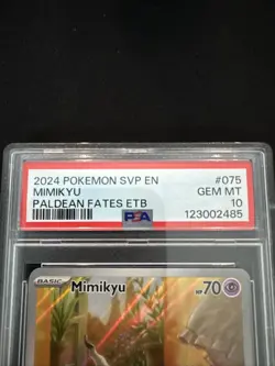 Mimikyu 075, Pokemon Scarlet & Violet Promo Card, PSA 10 - Image 2