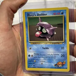 Misty's Shellder 89/132 Common Gym Heroes Pokemon Card NM Vintage Card WOTC - Image 2