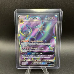Pokemon Lunala GX (Full Art) 141/149 Ultra Rare SM Base Set Card Holo - Image 1