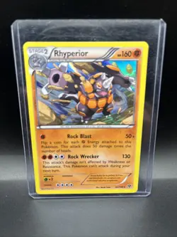 2014 Rhyperior 62/146 - Holo Rare XY Base Set - Pokemon TCG Card - Image 1