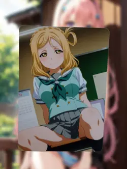 Mari Ohara Anime Waifu Sexy Goddess Doujin Lewd Hentai Card - Image 1