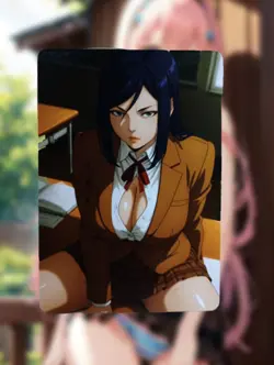 Mari Kurihara Prison School Anime Waifu Sexy Goddess Doujin Lewd Hentai Card - Image 1