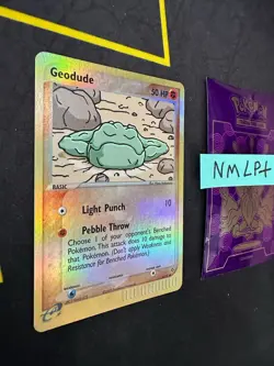 Pokemon Card Geodude 55/97 EX Dragon Reverse Holo 2003 116 💎NM LP+💎 - Image 2