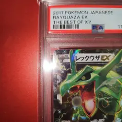 PSA 10 Rayquaza EX Holo 104/171 The Best of XY 2017 Japanese Pokemon Card - Image 2