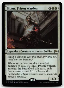 MTG Hixus, Prison Warden FOIL R Unique and Miscellaneous Promos 19 LP - Image 1