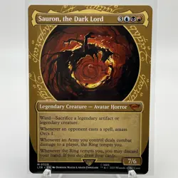 MTG Sauron, the Dark Lord - Extended Art Showcase LTR NM Unplayed - Image 1
