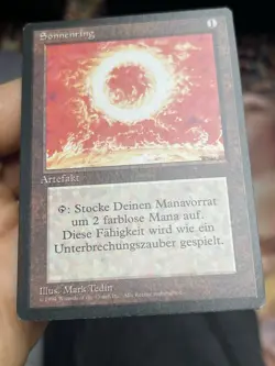 German FBB • Sol Ring • Unplayed / Mostly Clean • Mtg (2012) - Image 2