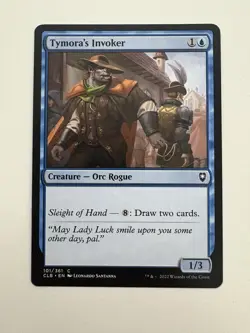 Tymora’s Invoker MTG Magic the Gathering Card NM Near Mint CLB - Image 1