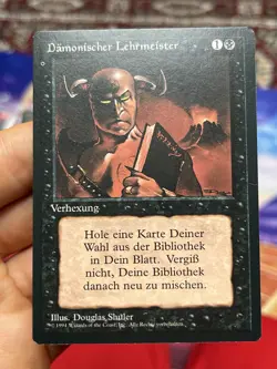 German FBB • Demonic Tutor • Real NM • Mtg (1775) - Image 1