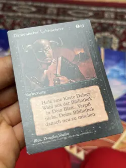 German FBB • Demonic Tutor • Real NM • Mtg (1775) - Image 2