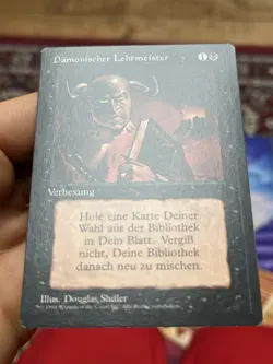 German FBB • Demonic Tutor • Real NM • Mtg (1775) - Image 4