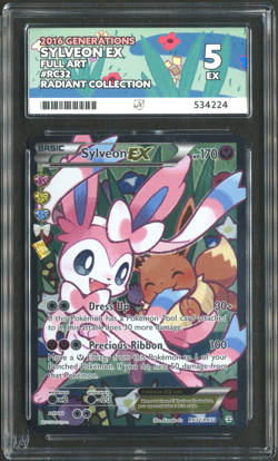 Pokemon TCG: Sylveon EX RC32 Generations: Radiant Collection ACE 5 EX - Image 1