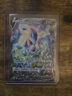Galarian Rapidash V Alternate Full Art 168/198 Near Mint Swsh06 Pokemon Tcg - Image 1