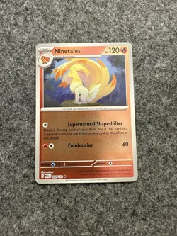 Ninetales 020/132 Reverse Holo Uncommon Mega Evolution Pokemon TCG - Image 1