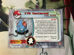 Pokemon - Topps 1999 -TENTACOO. TV Animation Series - - Image 5