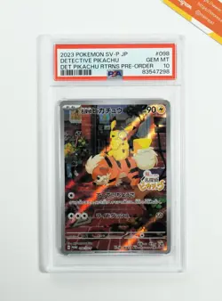 Pokemon PSA 10 Detective Pikachu #098/SV-P Det Pikachu Returns 2023 Japanese - Image 1