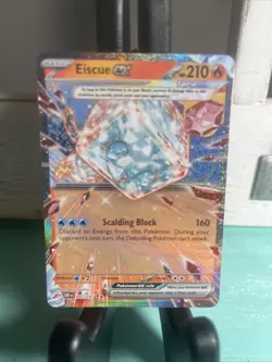Pokemon 1x Eiscue ex - 042/197 - Double Rare Near Mint Obsidian Flames - Image 1