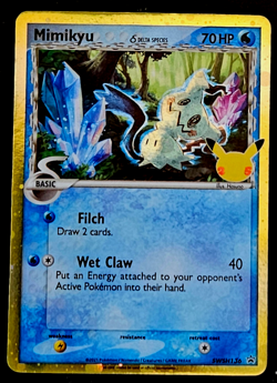 Pokemon Mimikyu SWSH136 Black Star Promo Delta Species 25th Celebrations - Image 2