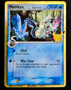 Pokemon Mimikyu SWSH136 Black Star Promo Delta Species 25th Celebrations - Image 5