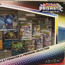 Pokemon TCG Scarlet And Violet Prismatic Cards Evolutions Premium Collection Box - Image 4