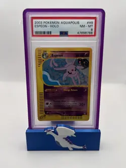 Pokemon Aquapolis Espeon H9/H32 Holo Rare PSA 8 NM-MT E READER Vintage WOTC - Image 1