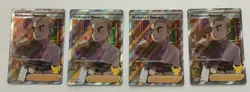 Pokemon 25th Celebrations 24/25 Professor's Research Full Art Lot of 4 - Image 1