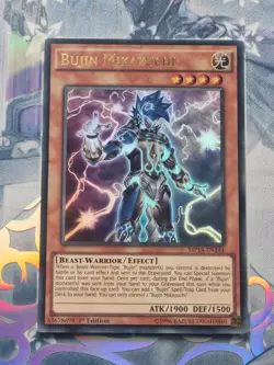 MP14-EN144 Bujin Mikazuchi Ultra Rare 1st Edition Near Mint YuGiOh TCG - Image 1