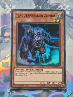 DASA-EN041 Plaguespreader Zombie Super Rare 1st Edition NM YuGiOh TCG - Image 1