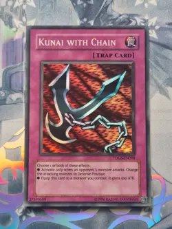 TDGS-EN098 Kunai with Chain Super Rare UNL Edition NM YuGiOh TCG - Image 1
