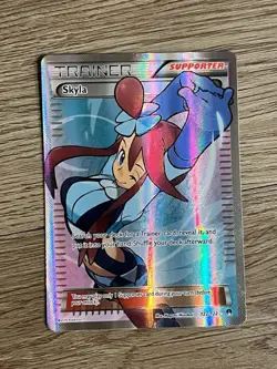 TCG Skyla Breakpoint Holo Full Art Ultra Rare Trainer Card 122/122 Pokemon Card - Image 1