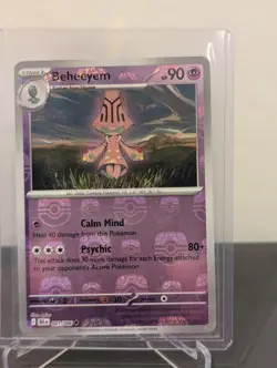 Beheeyem - 041/086 - Masterball Holo - Black Bolt - Pokemon Card - Image 1