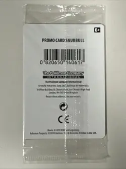 Snubbull SM200 Promo 2019 Sealed Pokemon Card Cosmic Holo - Image 2